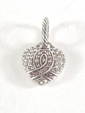 Brighton Power Of Pink Crystal Heart Charm